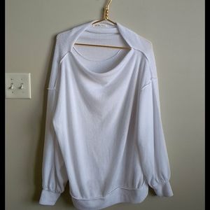Free People Ivory Pull over Sweater